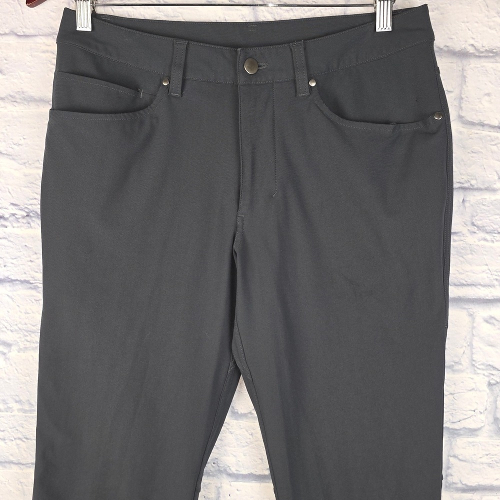 Lululemon ABC Pants Gray Men Slim Fit Five Pocket Trousers 30x30